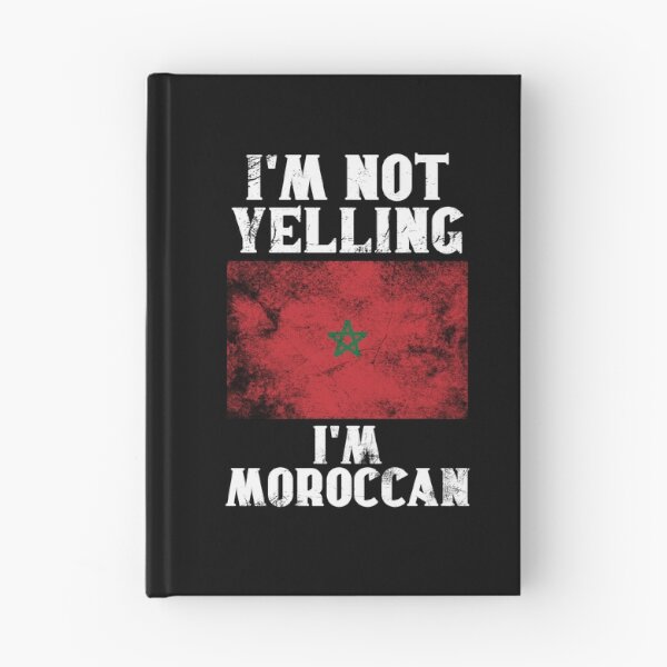 Item preview, Funny Moroccan Gift: I'm Not Yelling, I'm Moroccan - Retro Morocco Flag - Morocco Pride designed and sold by Adexyl.