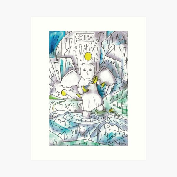 Major Arcana - XIV - Temperance Art Print