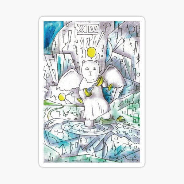 Major Arcana - XIV - Temperance Sticker