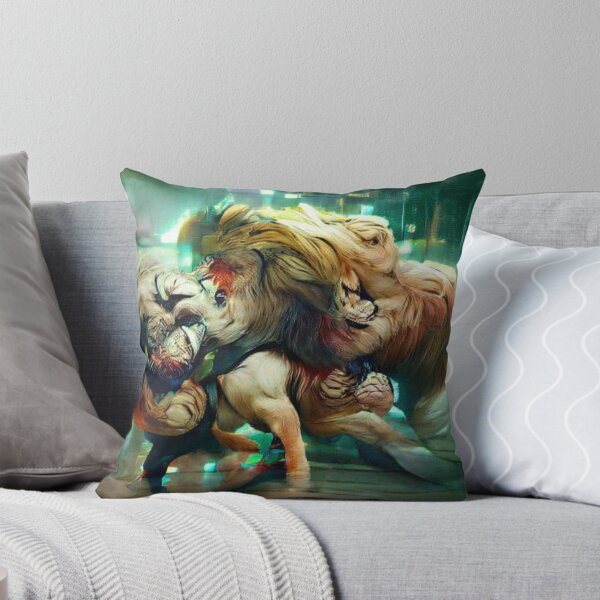 Item preview, lions fight designed and sold by kharamoot.