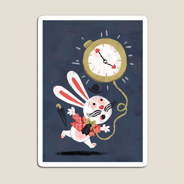 White Rabbit - Alice in Wonderland Magnet