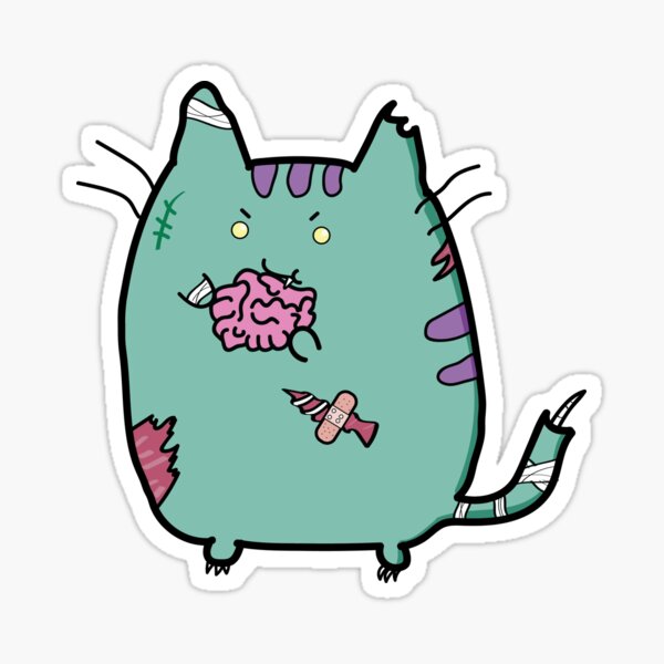 pusheen zombie