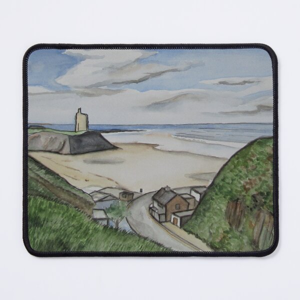 Item preview, Ballybunion Beach, Co. Kerry, Ireland. Watercolor on 30 x 40cm watercolor paper. designed and sold by crowleyronan123.