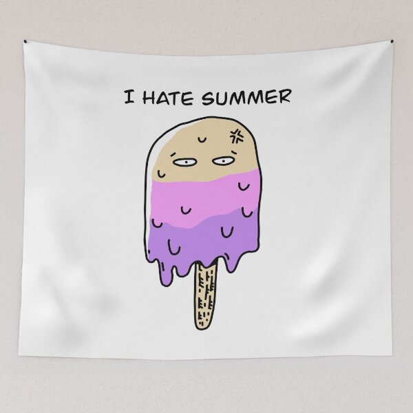 Item preview, I Hate Summer Funny Ice Cream designed and sold by Marsdk Art.