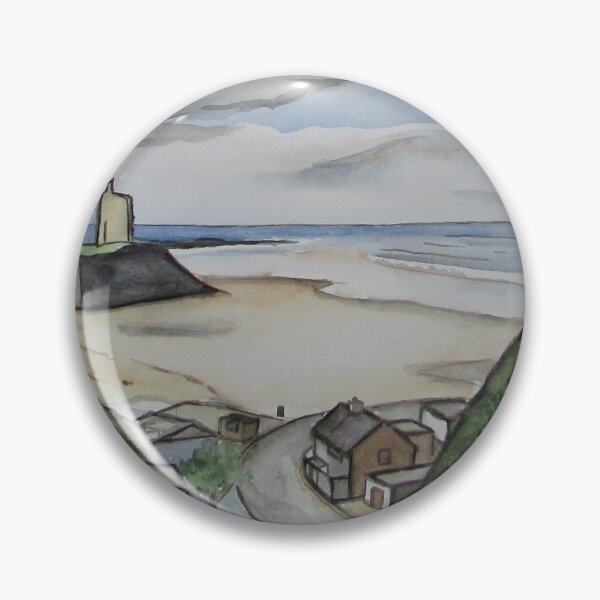Item preview, Ballybunion Beach, Co. Kerry, Ireland. Watercolor on 30 x 40cm watercolor paper. designed and sold by crowleyronan123.