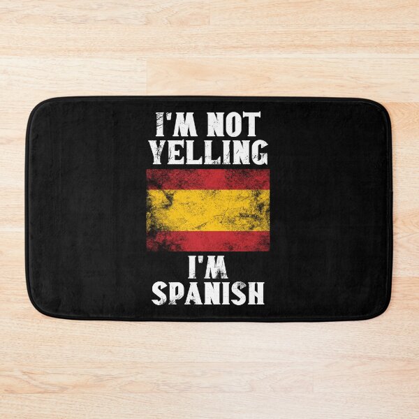 Item preview, Funny Spanish Gift: I'm Not Yelling, I'm Spanish - Retro Spain Flag - Spain Pride designed and sold by Adexyl.