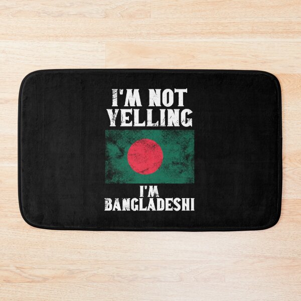 Item preview, Funny Bangladeshi Gift: I'm Not Yelling, I'm Bangladeshi - Retro Bangladesh Flag - Bangladesh Pride designed and sold by Adexyl.