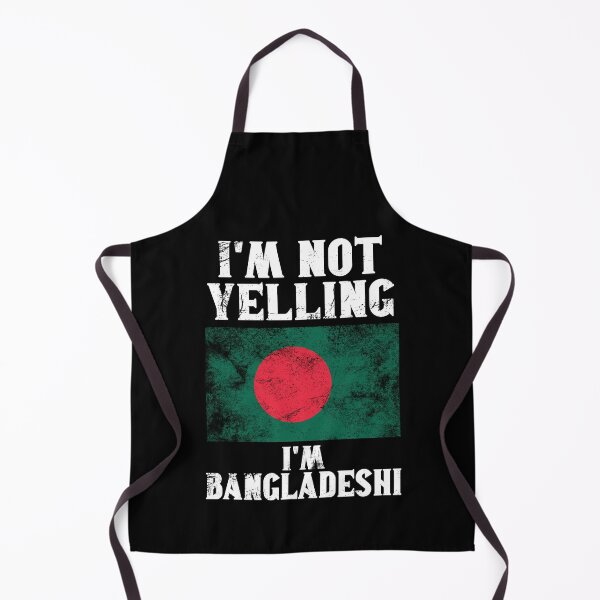 Item preview, Funny Bangladeshi Gift: I'm Not Yelling, I'm Bangladeshi - Retro Bangladesh Flag - Bangladesh Pride designed and sold by Adexyl.