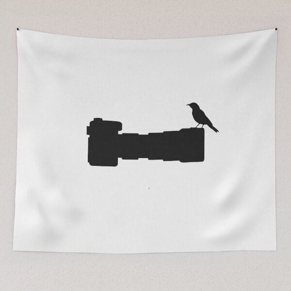 Item preview, Bird Photographer - Bird Perched on a Long Lens Camera designed and sold by EstelleStar.