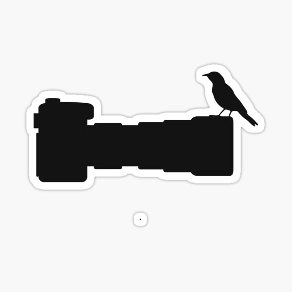 Item preview, Bird Photographer - Bird Perched on a Long Lens Camera designed and sold by EstelleStar.