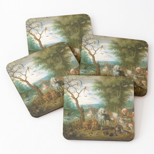 Item preview, Paradise Landscape with Animals by Jan Brueghel the Elder (1615) designed and sold by allhistory.