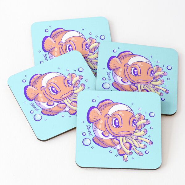 Item preview, Smirking Clownfish with anemones closer designed and sold by SPIRIMAL.