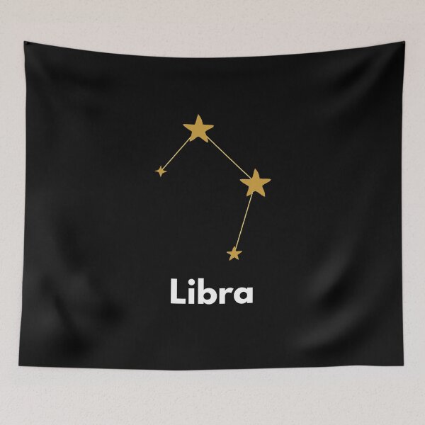 Item preview, Libra, Libra Sign, Black designed and sold by Magic Love Art Print.