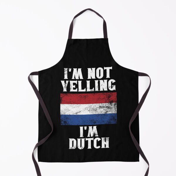 Item preview, Funny Dutch Gift: I'm Not Yelling, I'm Dutch - Retro Netherlands Flag - Holland Pride designed and sold by Adexyl.