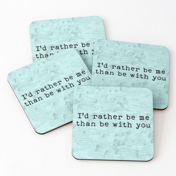 Item preview, I'd Rather Be Me Lyrics designed and sold by LilacWaves.