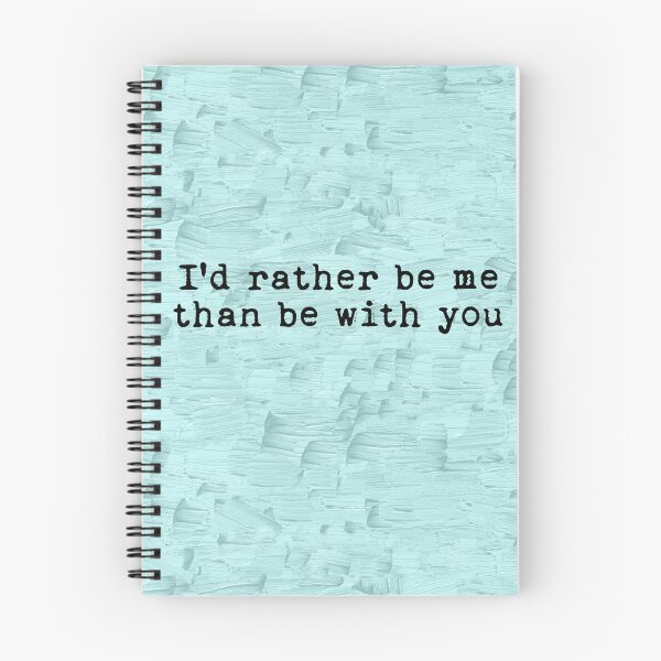 Item preview, I'd Rather Be Me Lyrics designed and sold by LilacWaves.