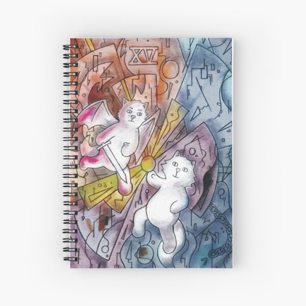 Major Arcana - XV - The Devil Spiral Notebook