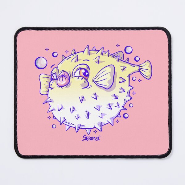 Item preview, Yellow Pufferfish Puffed designed and sold by SPIRIMAL.