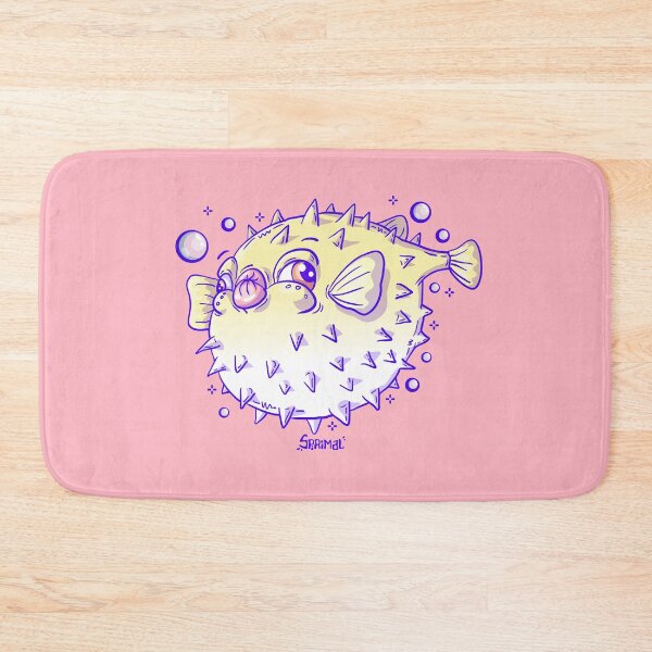 Item preview, Yellow Pufferfish Puffed designed and sold by SPIRIMAL.