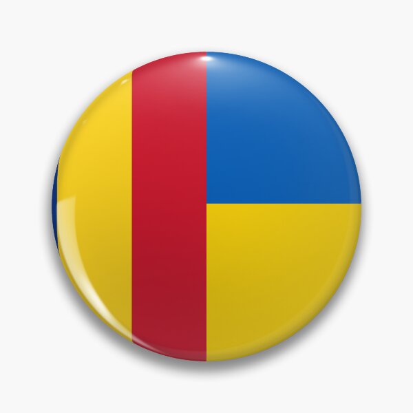Item preview, Romania Ukraine Flags Together United designed and sold by RiadMannan.