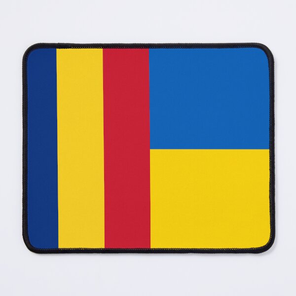 Item preview, Romania Ukraine Flags Together United designed and sold by RiadMannan.