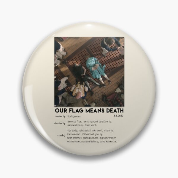Aperçu de l'œuvre notre drapeau signifie la mort affiche v5 foot touch créée et vendue par originality.