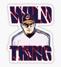 Wild thing - Rick Vaughn Sticker