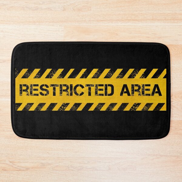 Item preview, Restricted Area designed and sold by CAUTION SHOP.