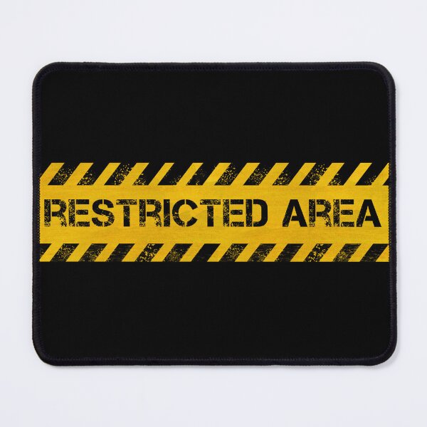 Item preview, Restricted Area designed and sold by CAUTION SHOP.