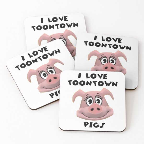 Item preview, I Love Toontown Pigs designed and sold by TooningAround.