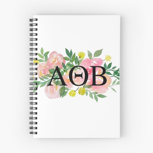 Item preview, Alpha Theta Beta watercolor flowers designed and sold by Jilly Rose Ink.