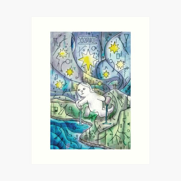 Major Arcana - XVII - The Star Art Print