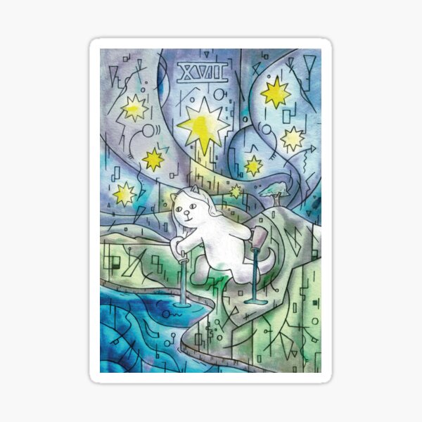 Major Arcana - XVII - The Star Sticker