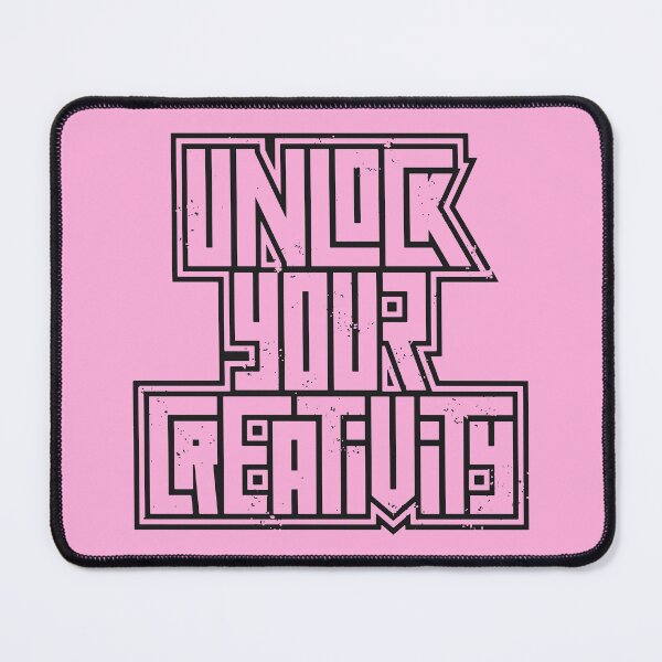Item preview, Unlock Your Creativity | Black And White | Motivation designed and sold by DrawingBoard.