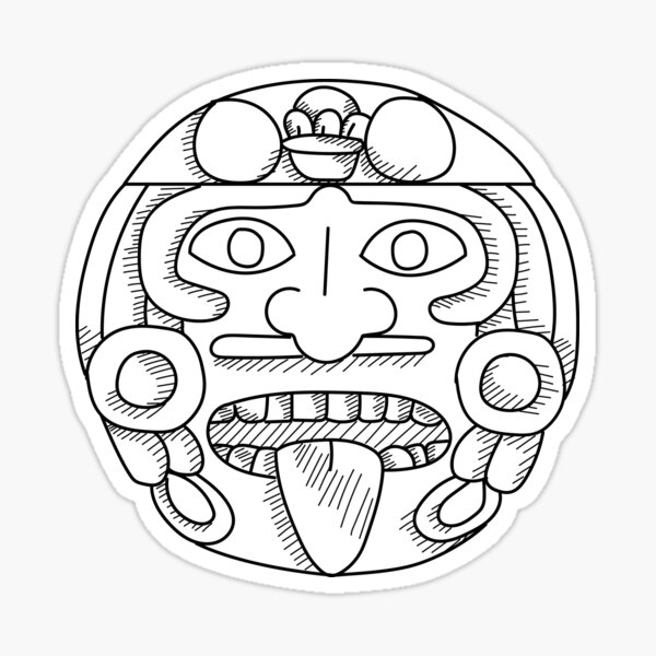 Prehispanic symbol Sticker