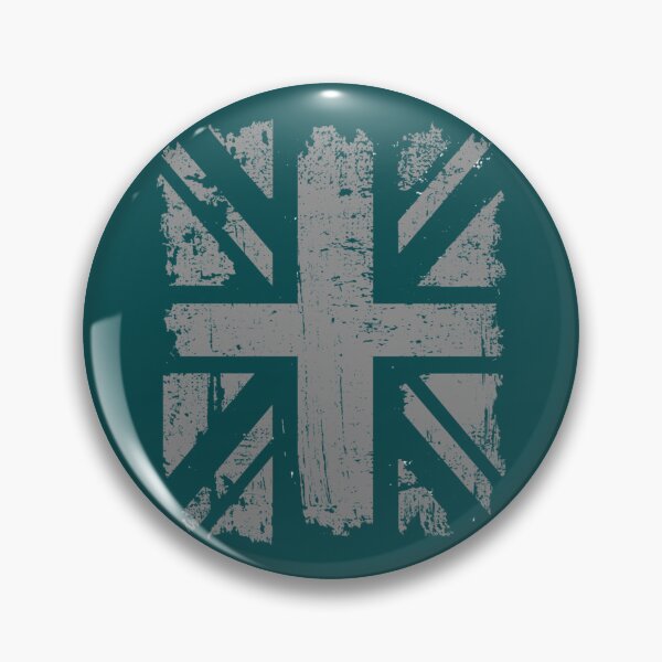 Item preview, British Flag Union Jack Distressed UK Grey Punk   designed and sold by MXArtsCrafts23.
