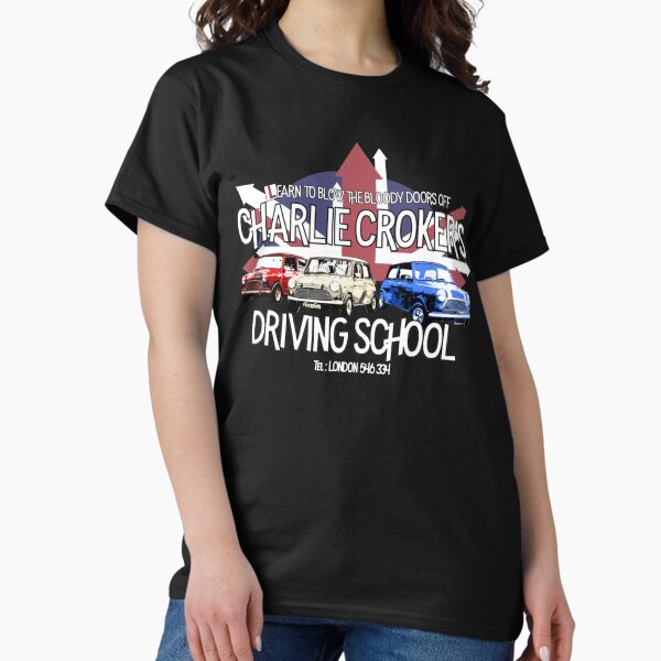 Aperçu de l'œuvre L'école de conduite de Charlie Croker inspirée par The Italian Job créée et vendue par MXArtsCrafts23.