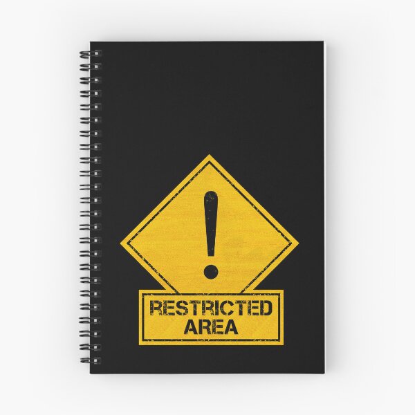 Item preview, Restricted Area designed and sold by CAUTION SHOP.