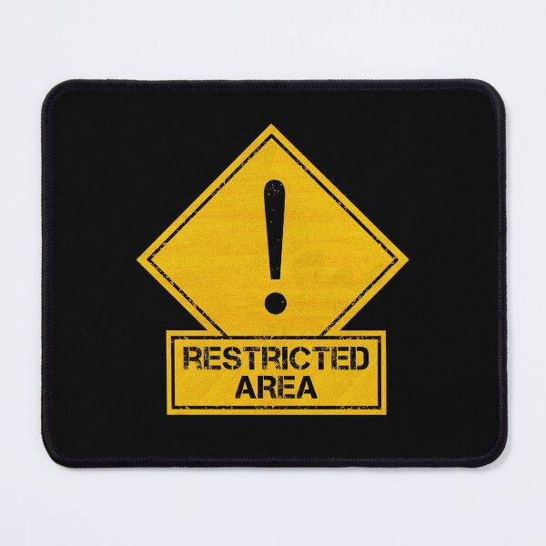 Item preview, Restricted Area designed and sold by CAUTION SHOP.