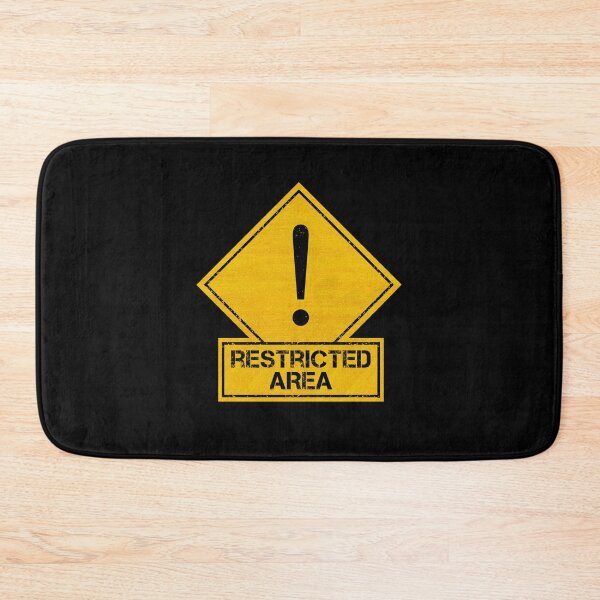 Item preview, Restricted Area designed and sold by CAUTION SHOP.