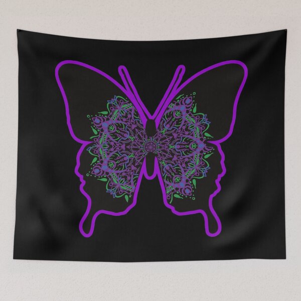 Item preview, Purple Psychedelic Butterfly designed and sold by starma.