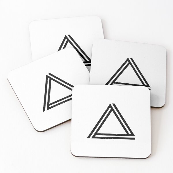 Item preview, Abstract Black Geometric Triangle Line Art on White designed and sold by TM Selvam.