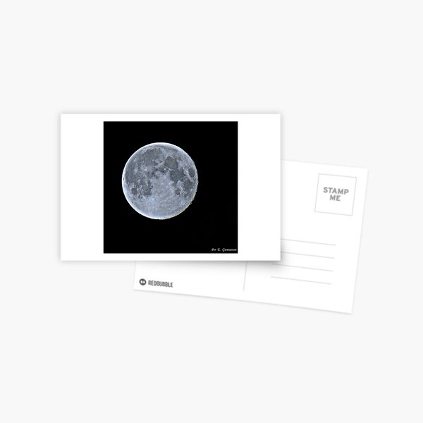 Xmas eve moon Postcard