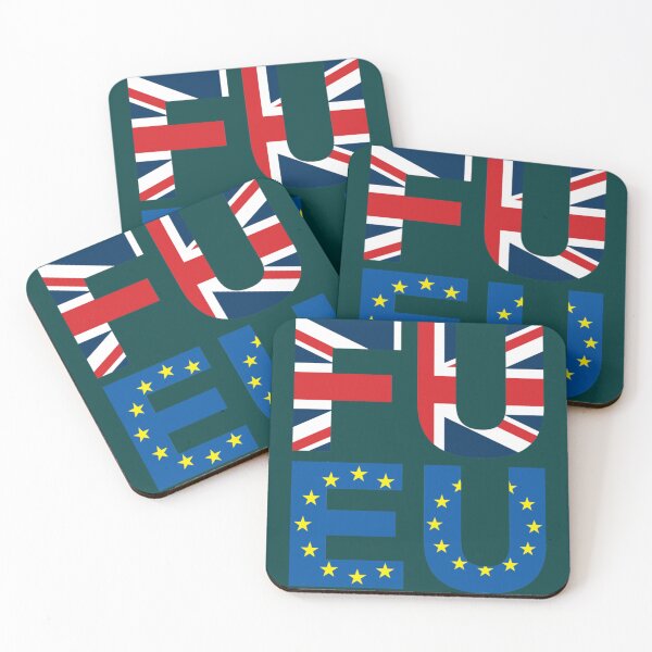 Item preview, FU EU Anti - European Union     designed and sold by MXArtsCrafts23.