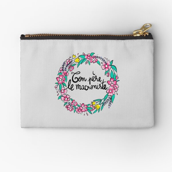 Your father the m*acronist Zipper Pouch