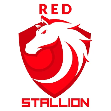 Artwork thumbnail, MIGHTY RED STALLION RACING by LargeShop