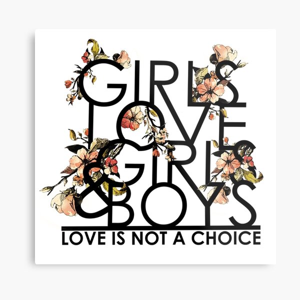 GIRLS/GIRLS/BOYS Metal Print