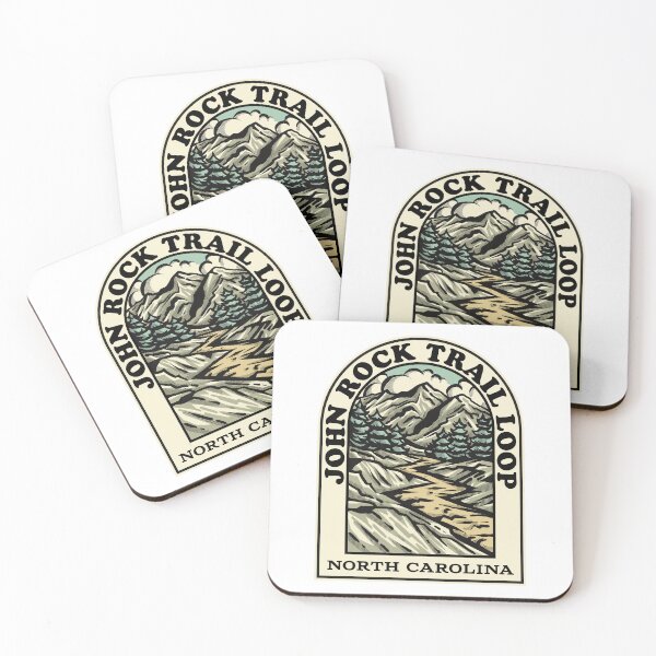 Item preview, John Rock Trail Loop North Carolina hiking backpacking trail designed and sold by HalpinDesign.