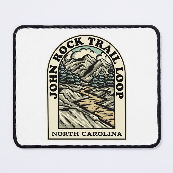 Item preview, John Rock Trail Loop North Carolina hiking backpacking trail designed and sold by HalpinDesign.