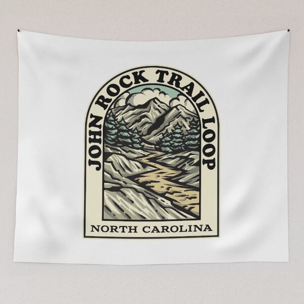 Item preview, John Rock Trail Loop North Carolina hiking backpacking trail designed and sold by HalpinDesign.
